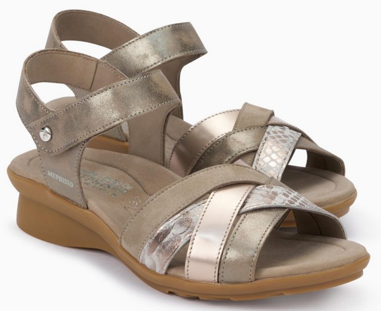 Mephisto POLINA Dames Sandaal - Donkertaupe
